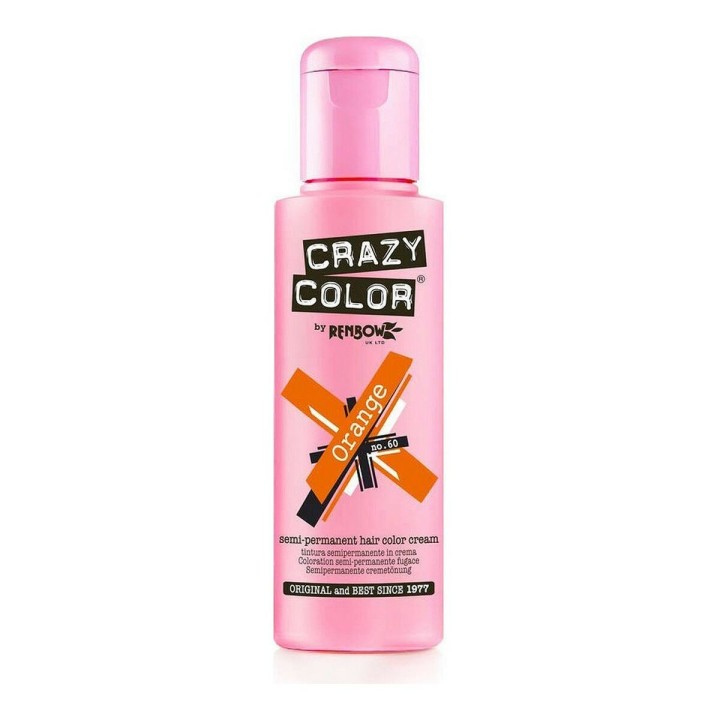 Tintura Semipermanente Orange Crazy Color Nº 60 (100 ml)