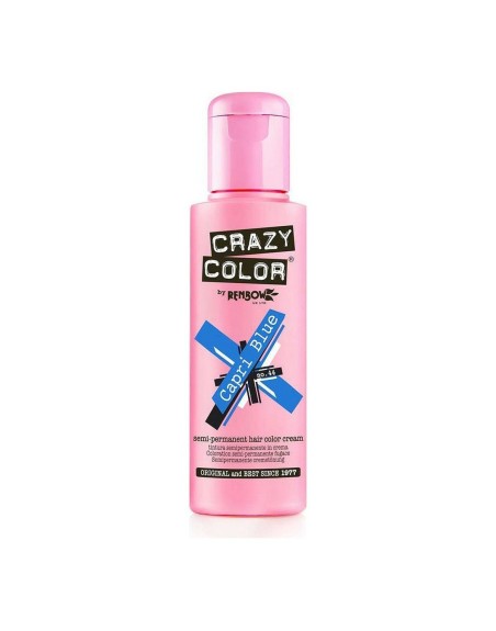 Semi-Permanent Tint Capri Blue Crazy Color Nº 44 (100 ml)