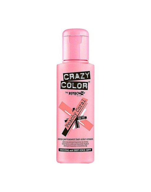 Semi-permanente Tönung Peach Coral Crazy Color Nº 70 (100 ml)