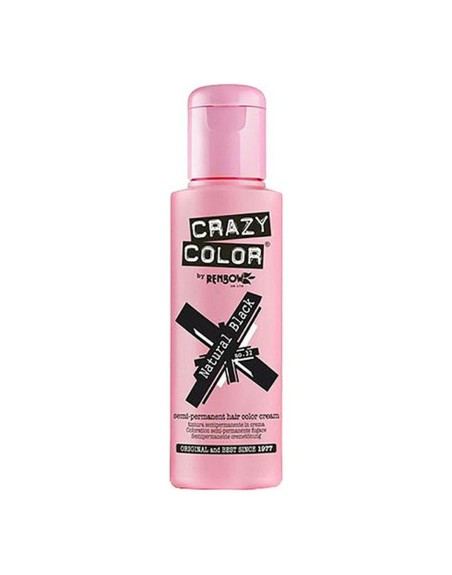 Tinte Semipermanente Black Crazy Color Nº 32 (100 ml)