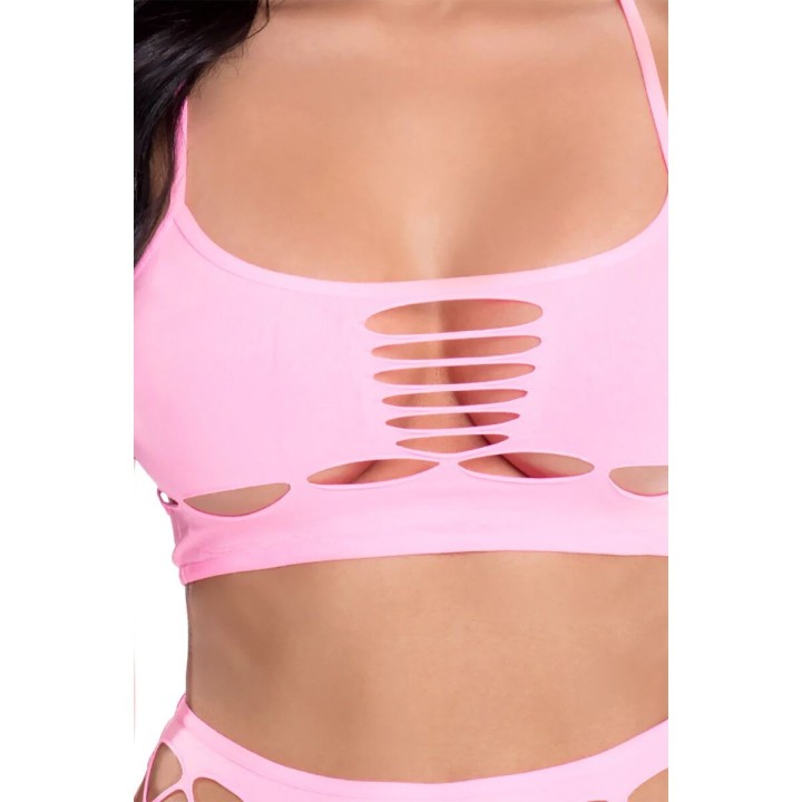 Unterwäsche-Set Pink Lipstick Rosa (Einheitsgröße)
