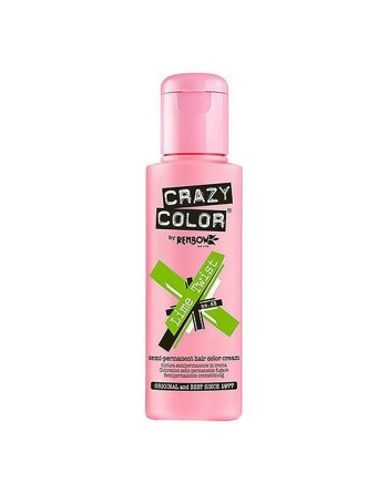 Semi-permanente Tönung Lime Twist Crazy Color Nº 68 (100 ml)