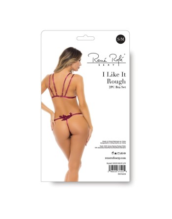 Ensemble de Lingerie René Rofé Rouge (M/L)