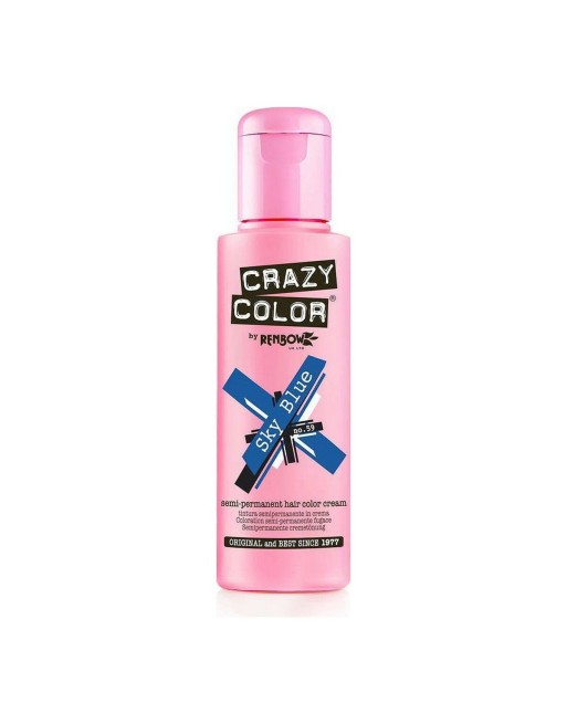 Semi-Permanent Tint Sky Blue Crazy Color Nº 59 (100 ml)