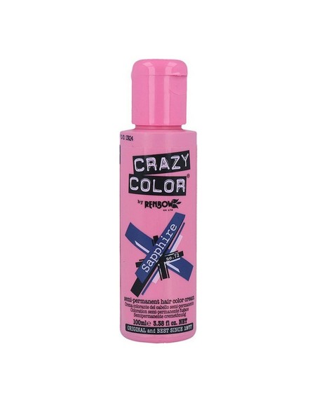 Halvpermanent farvning Safiro Crazy Color Nº 72 (100 ml)