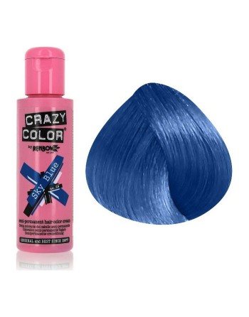 Halvpermanent farvning Sky Blue Crazy Color Nº 59 (100 ml)