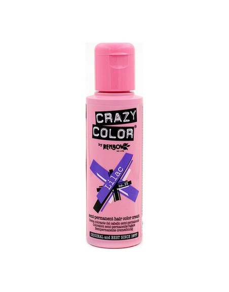Halvpermanent farvning Lilac Crazy Color Nº 55 (100 ml) (100 ml)