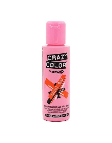 Permanent Dye Coral Red Crazy Color 002247 Nº 57 (100 ml) (100 ml)