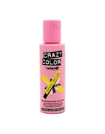 Halvpermanent farvning Canary Yellow Crazy Color 21597 Nº 49