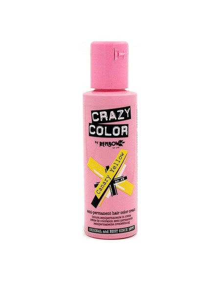 Halvpermanent farvning Canary Yellow Crazy Color 21597 Nº 49