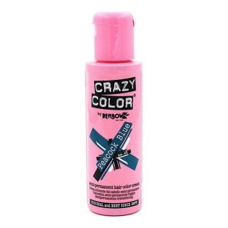 Tinte Semipermanente Peacock Blue Crazy Color Nº 45 (100 ml)