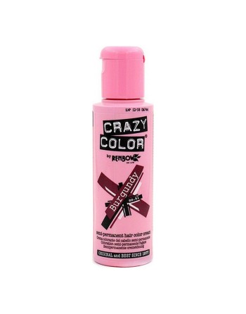 Semi-Permanent Tint Burgundy Crazy Color Nº 61 (100 ml)