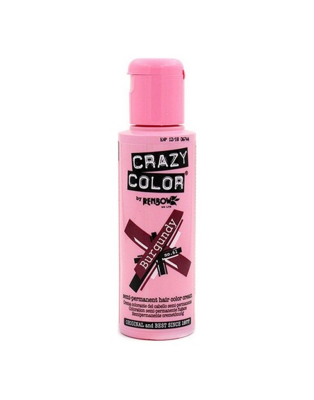 Semi-Permanent Tint Burgundy Crazy Color Nº 61 (100 ml)