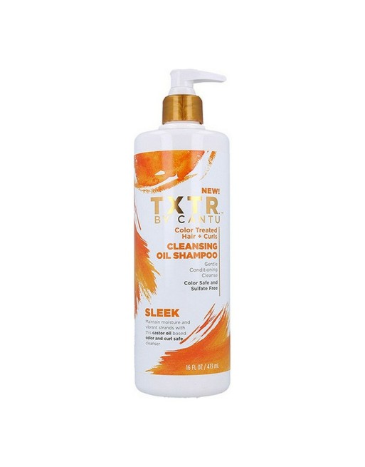 Shampoo Txtr Sleek Cleansing Oil Cantu 51402 (473 ml)