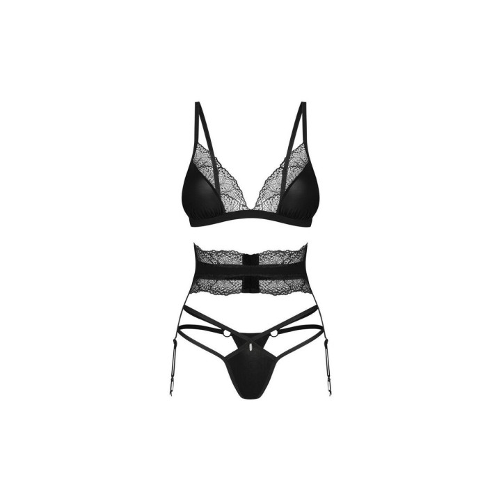 Ensemble de Lingerie Obsessive XL/XXL 3 Pièces