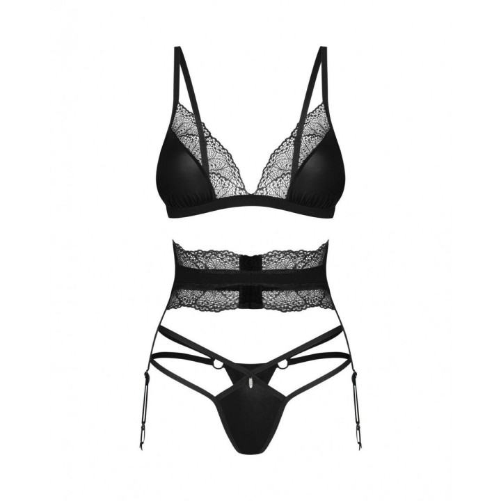 Set di Lingerie Obsessive XL/XXL 3 Pezzi