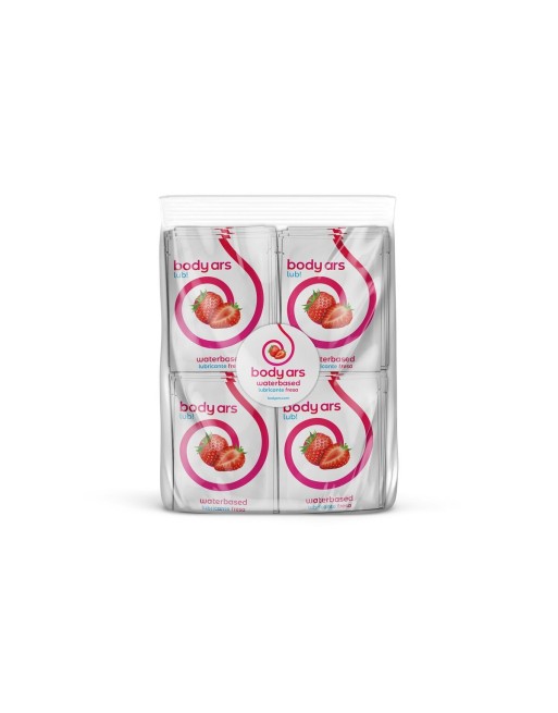 Lubrifiant à base d'eau Body Ars 4 ml Fraise