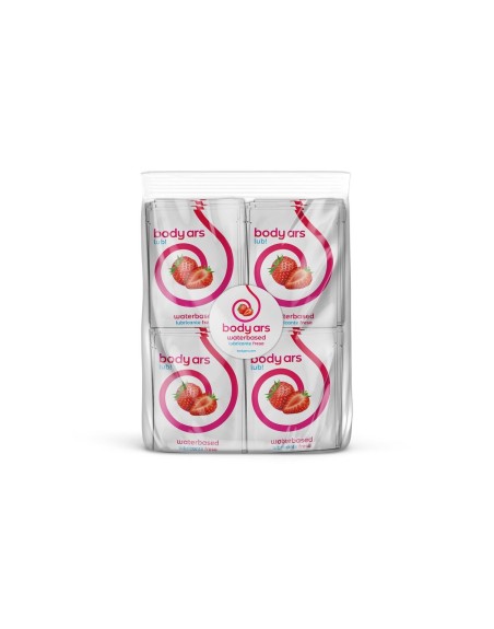 Gleitmittel auf Wasserbasis Body Ars 4 ml Erdbeere