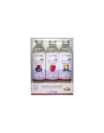 Lubricant Nature Body 3 x 75 ml Strawberry Peach Raspberry