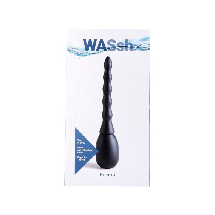 Poire Butt Plug extensible Virgite Noir 150 ml