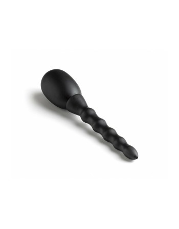 Poire Butt Plug extensible Virgite Noir 150 ml