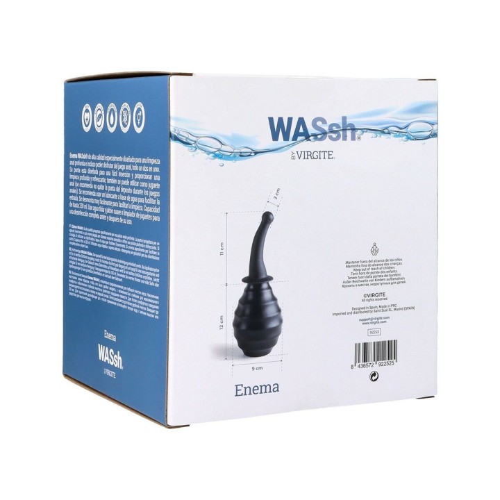 Lavativa Con Tapón Anal Expandible Virgite 330 ml