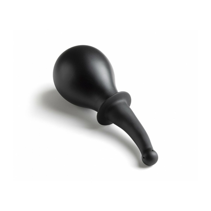 Lavativa Con Tapón Anal Expandible Virgite Negro 280 ml