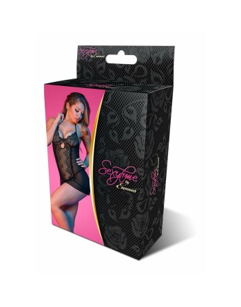 Kleid Exposed Schwarz (L/XL)