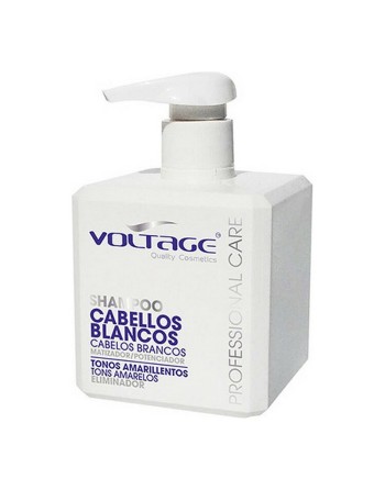 Champú para Cabellos Rubios o Canosos Voltage Cabellos Blancos/grises (500 ml)