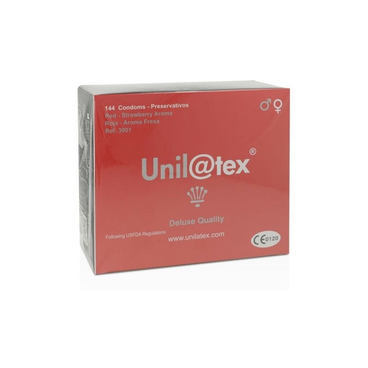 Préservatifs Unilatex Fraise 144 Unités