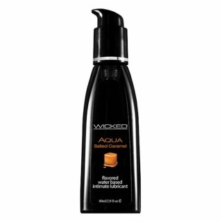 Lubrifiant à base d'eau Aqua Caramel Beurre Salé 60 ml Wicked 60 ml