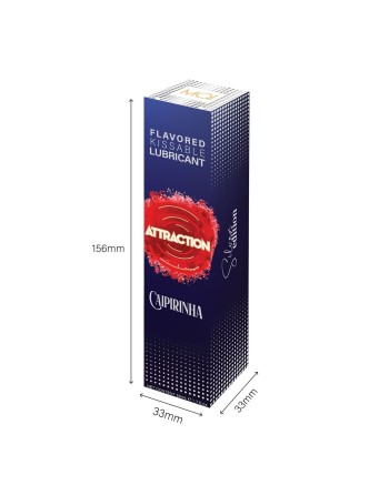 Gleitmittel Erdbeere Attraction