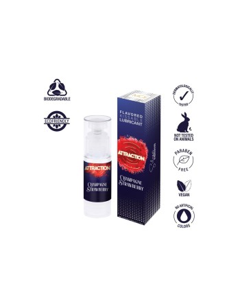 Gleitmittel Erdbeere Attraction Erdbeersekt
