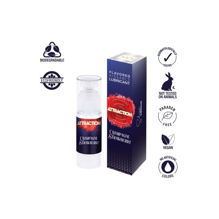 Lubrificante Attraction Champagne alla Fragola