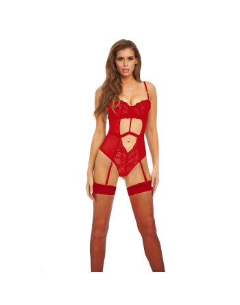 Body Bombshell Boudoir Rød L