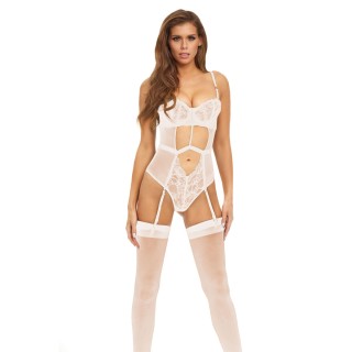 Body Bombshell Boudoir Blanc M