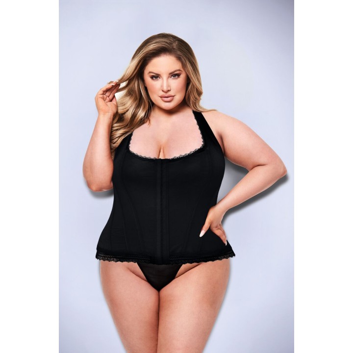 Body Baci Lingerie Schwarz 3XL/4XL