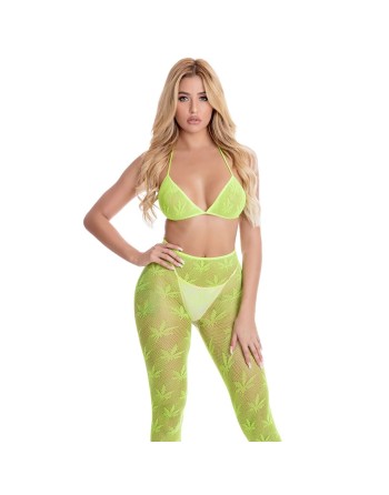 Underwear Set Pink Lipstick Green (One size)