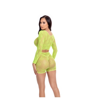 Underwear Set Pink Lipstick Green (One size)