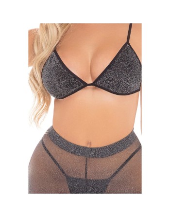 Undertøj Sæt Pink Lipstick Sort (Onesize)