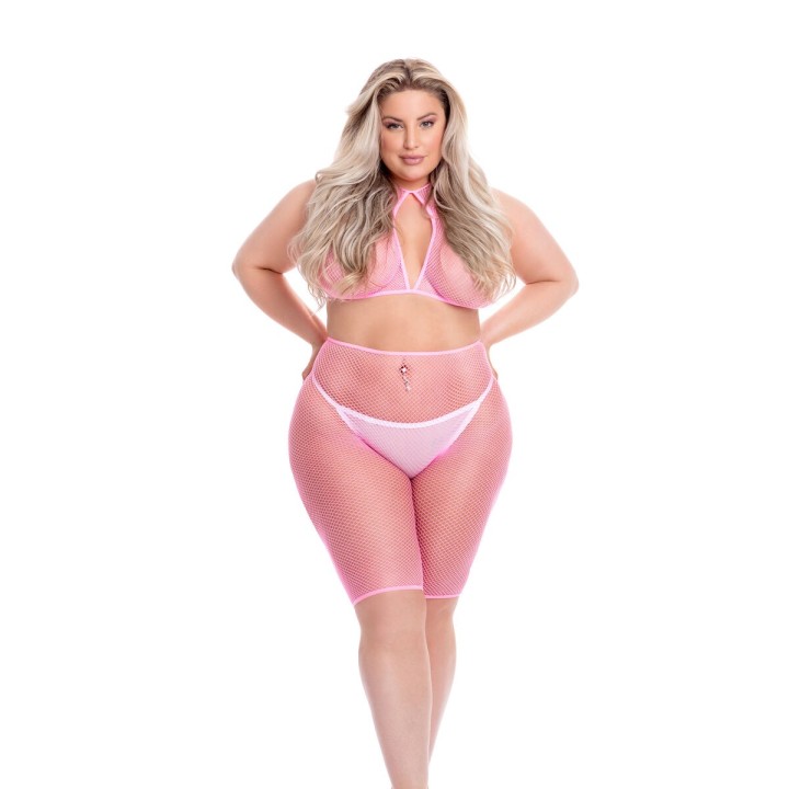 Undertøj Sæt Pink Lipstick Pink (XL)