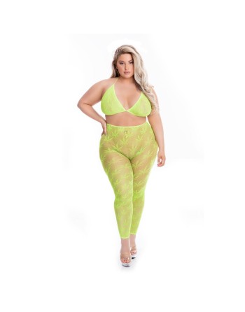 Underwear Set Pink Lipstick Green (XL)