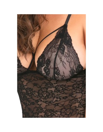 Ensemble de Lingerie René Rofé Noir (3XL/4XL)