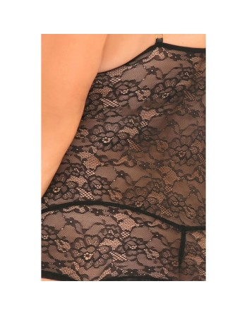 Ensemble de Lingerie René Rofé Noir (3XL/4XL)