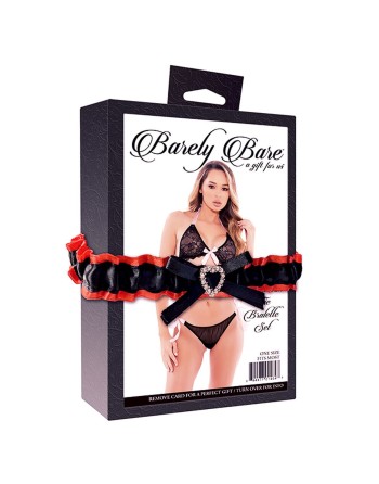 Conjunto de Lencería Barely Bare Negro (Talla única)