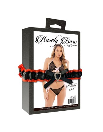 Unterwäsche-Set Barely Bare Schwarz (Einheitsgröße)