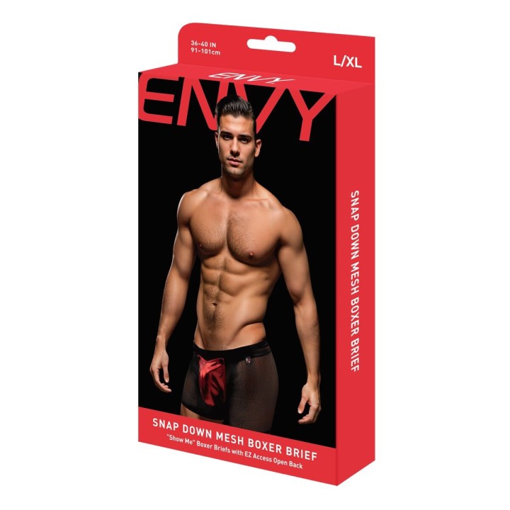 Boxershorts til mænd Envy Sort M/L