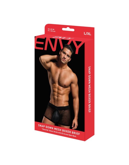 Herren-Boxershorts Envy Schwarz S/M