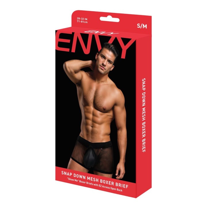 Boxershorts til mænd Envy Sort S/M
