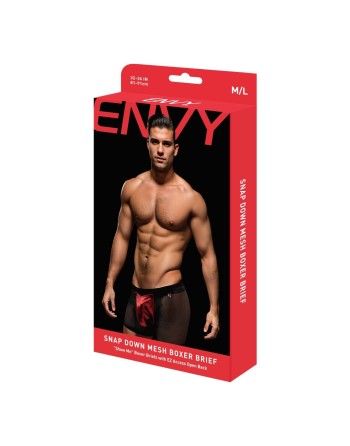 Herren-Boxershorts Envy Schwarz S/M